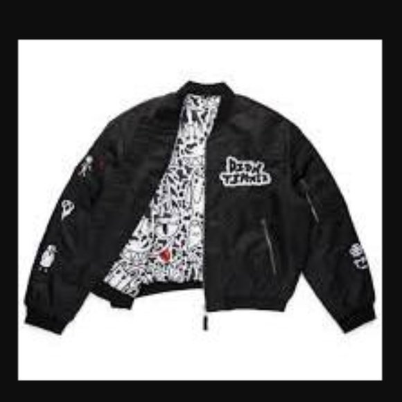 DION TIMMER SQUIGGLES BOMBER JACKET SIZE S - Picture 5 of 5